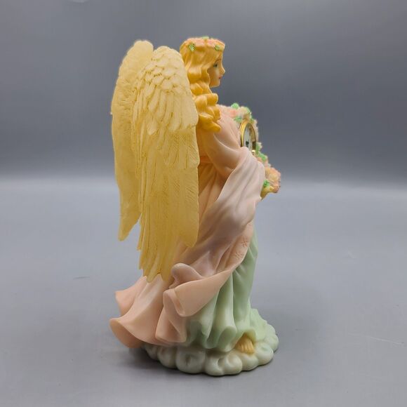 Vintage Angel Collectible Quartz Clock Angel Of The Month - Picture 6 of 12